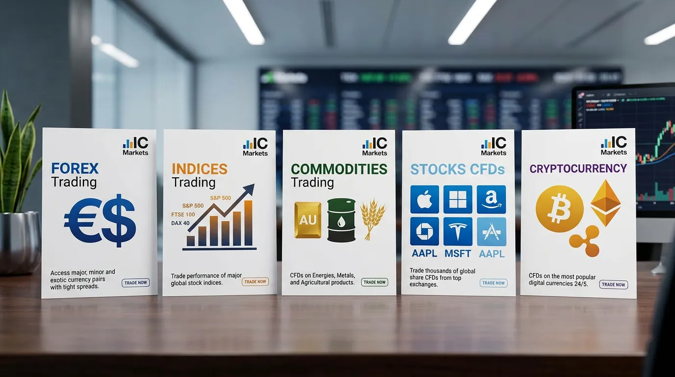 IC Markets Forex trading currency pairs